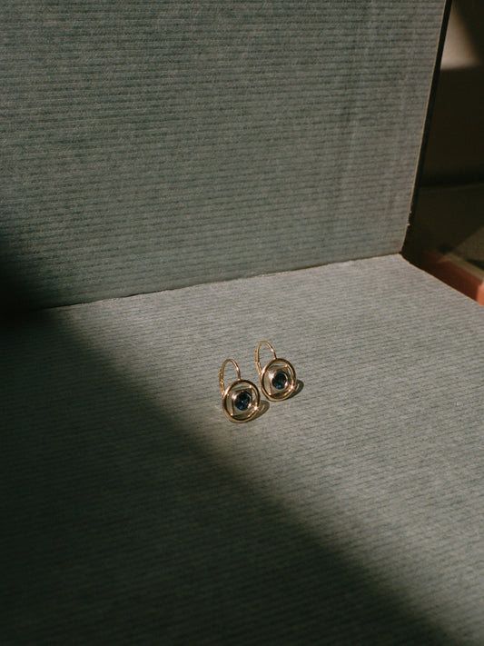 Jardin Earrings (sapphire)