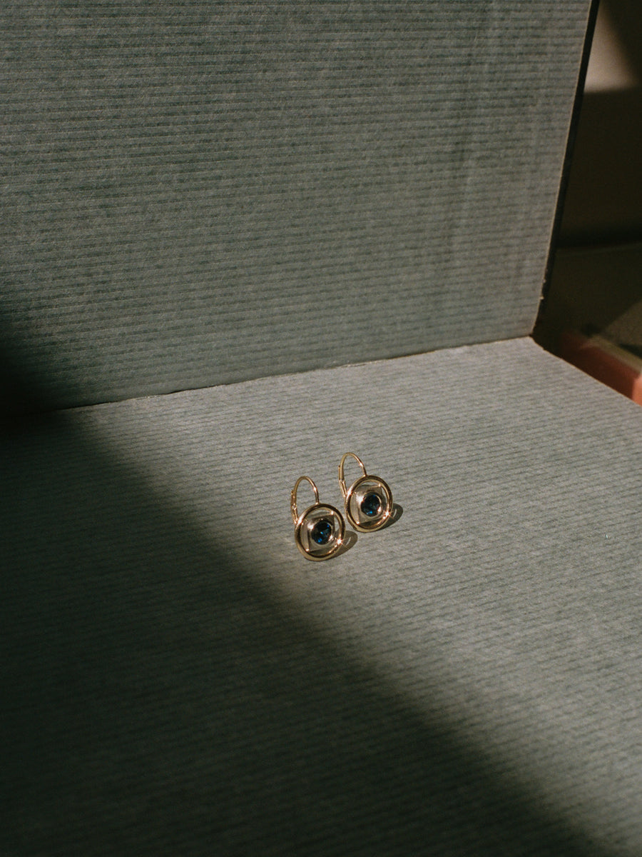 Jardin Earrings (sapphire)