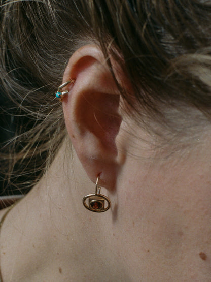 Jardin Earrings (garnet)