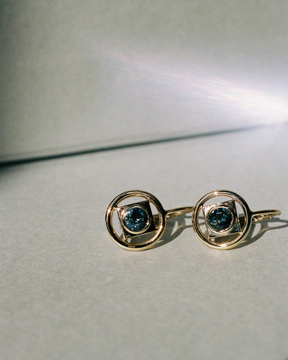 Jardin Earrings (sapphire)