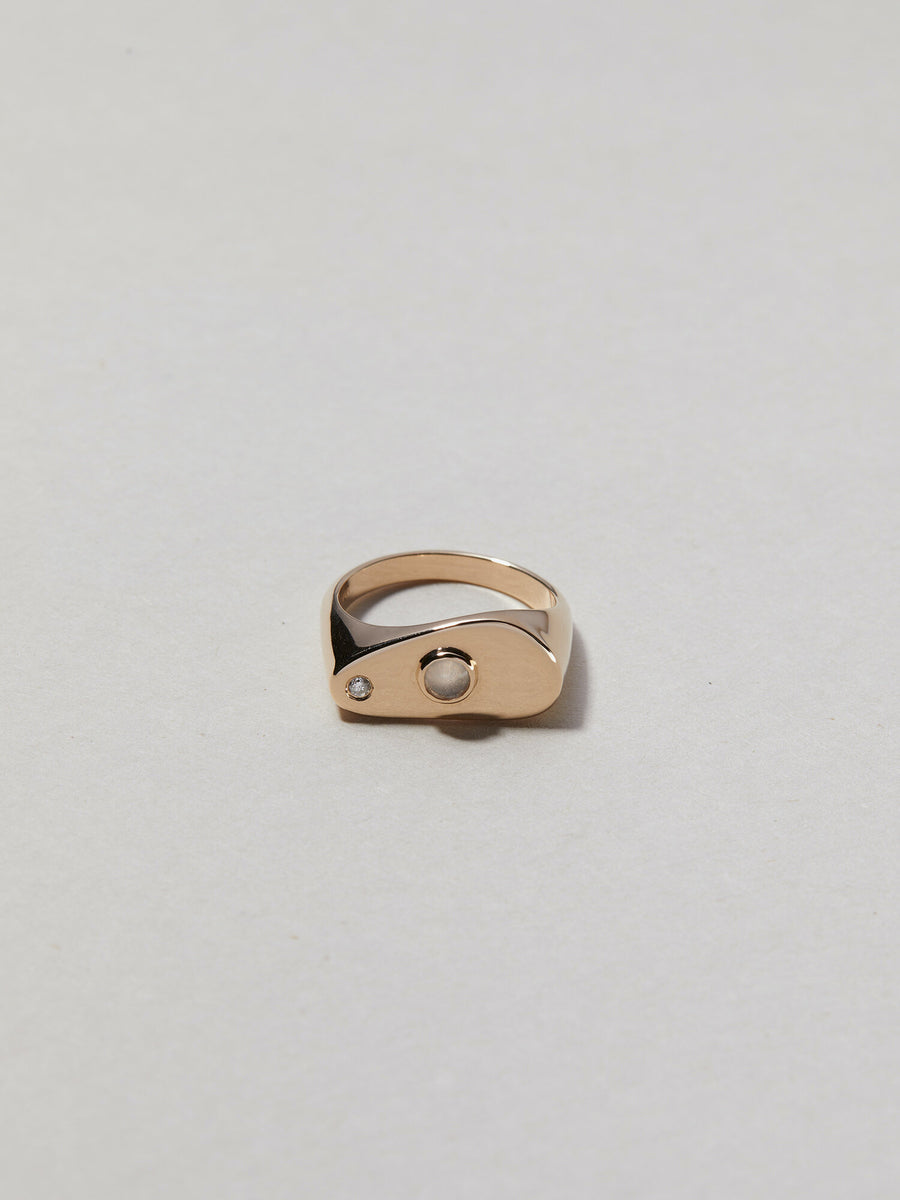 Memphis Ring (in diamond and quartz)